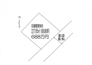 下皆川区割り　二大地苑