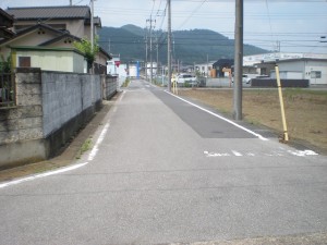 北側道路